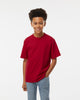 Niño Unisex Gold Peso Heavy Weight Suave Textura 4850 Rojo Cardenal