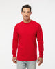 Adulto Manga Larga Gold Peso Heavy Weight Suave Textura 4820 Rojo Brillante