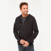 Sudadera Unisex Felpa con Cierre y Capucha 3331 Negro Brunek Máxima Suavidad