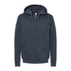 Sudadera Unisex Felpa con Cierre y Capucha 3331 Azul Heze Máxima Suavidad