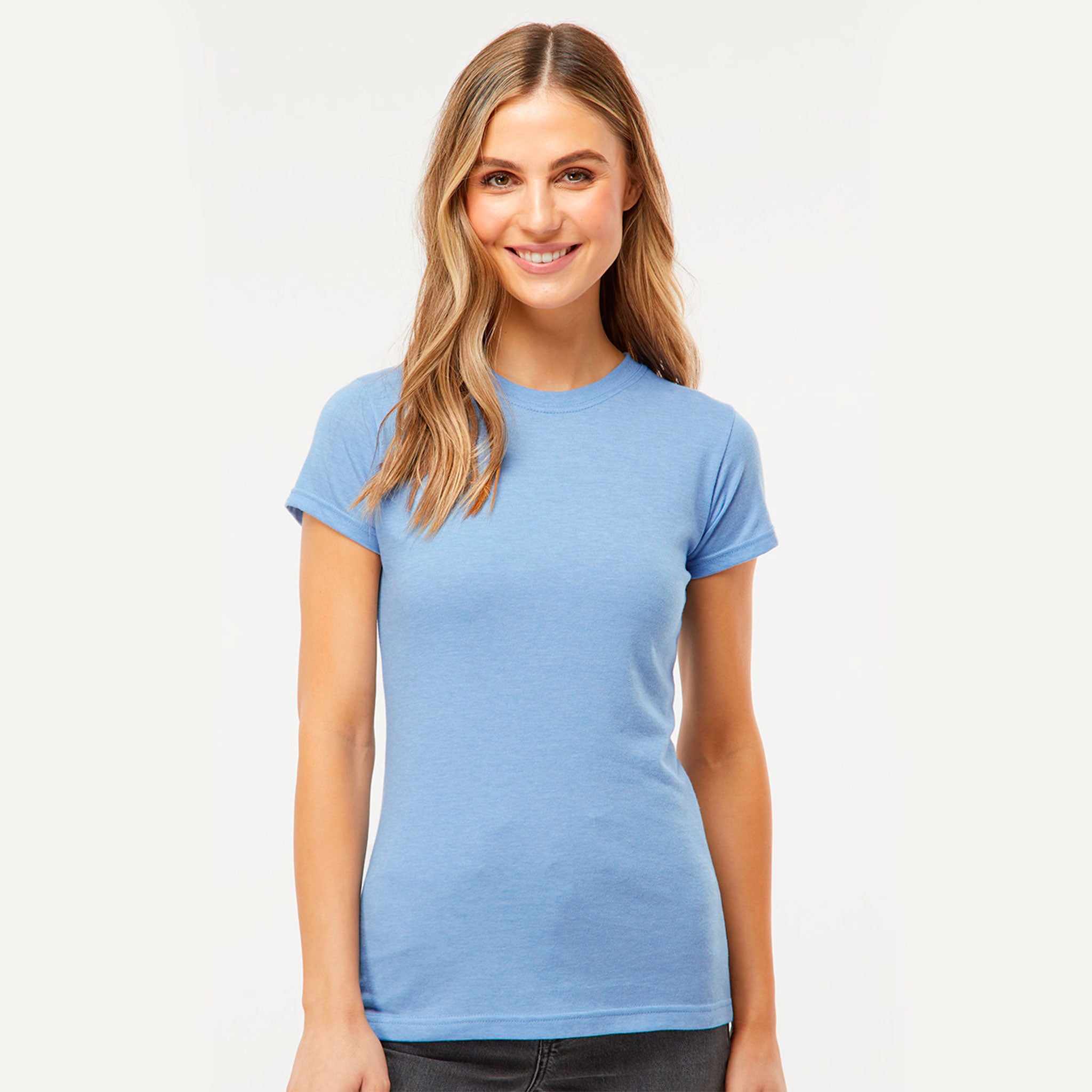 playeras azules mujer