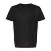 Playera Niño Unisex Mezcla 65% Poliéster 35% Algodón 3544 Negro Sólido