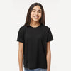 Playera Niño Unisex Mezcla 65% Poliéster 35% Algodón 3544 Negro Sólido