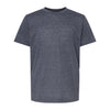 Playera Niño Unisex Mezcla 65% Poliéster 35% Algodón 3544 Marino Jaspeado