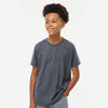 Playera Niño Unisex Mezcla 65% Poliéster 35% Algodón 3544 Marino Jaspeado