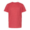 Playera Niño Unisex Mezcla 65% Poliéster 35% Algodón 3544 Rojo Jaspeado