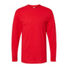 Adulto Manga Larga Gold Peso Heavy Weight Suave Textura 4820 Rojo Brillante