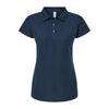 Dama Polo Pique 50% Algodón 50% Poliéster 7007 Marino Brillante
