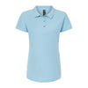 Dama Polo Pique Ring Spun 7600 Azul Cielo